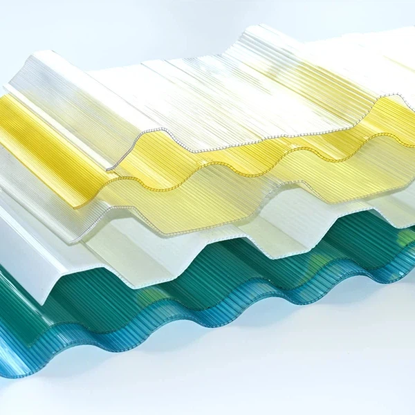 Mehrwandige gewellte Polycarbonat-Dachplatte